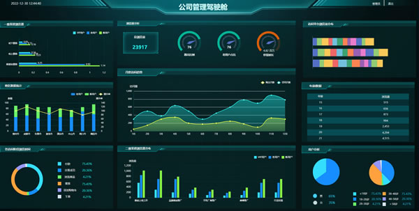 公司综合运营驾驶舱